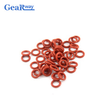 Gearway 1.8mm thickness O Ring Seal Red Silicon O Type Ring 1.8/2/2.24/2.5/6.7/6.9mm ID VMQ 55SH Hardness O Ring Sealing Gasket 2024 - buy cheap