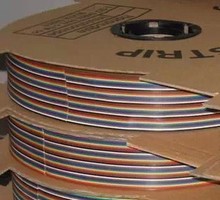 ribbon cable 20 WAY Flat Color Rainbow Ribbon Cable wire Rainbow Cable 20P ribbon cable 1.27MM pitch 10m/lot IN STOCK 2024 - buy cheap