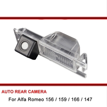 Автомобильная камера для Alfa Romeo, водонепроницаемая камера заднего вида с HD CCD и ночным видением, 156/159/166/147 2024 - купить недорого