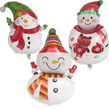 1PC New large Christmas snowman modeling aluminum foil balloon festive party decorating Supplies kids toys globos 2024 - buy cheap