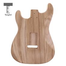 Tooyful Solid Wood Electric Guitar Replacement Unfinished Body Barrel Material for Strat ST Guitar DIY Parts 2024 - buy cheap