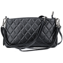 New Arrivals Ladies Cross-body Bags 2018 Hot Brand Designer Geometric Style Genuine Leather Female Messenger Bag Bolsas Feminina 2024 - buy cheap