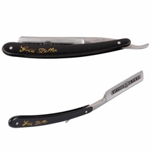 New Steel Salon Barber Straight Cut Throat Shaving Razor Shave Classic blades for men 2024 - buy cheap