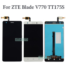 Black/White New Full LCD DIsplay Touch Screen Digitizer Assembly For ZTE Blade V770 Orange Neva 80 LTE / TT175S / With Frame 2024 - buy cheap