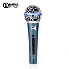 XLR BT58A Switch Professional Vintage Handheld Vocal Dynamic Microphone For beta 58a beta58a Karaoke Music Studo Stage Party Mic 2024 - buy cheap