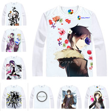 Coolprint Anime Shirt DOLLARS DuRaRaRa DRRR T-Shirts Long Sleeve Orihara Izaya Ryugamine Mikado Cosplay Motivs Hentai Shirts 2024 - buy cheap