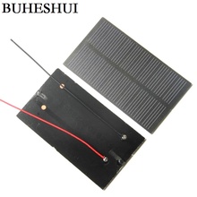 BUHESHUI 1W 5V Mini Solar Cell Solar Module Monocrystalline Solar Panel Diy System Solar Charger 107*61*2MM Free Shipping 2024 - buy cheap