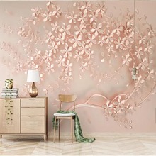 3D Gold Rose Flower Printed Mural Photo Wallpaper Large Size Wall Paper for Living Room Wall Decor Modern Painting Wallpapers 2024 - buy cheap