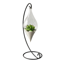 Gvcd pendurado vaso de vidro pendurado terrário hidropônico planta flor recipiente claro interior pendurado vaso decoração da sua casa 2024 - compre barato