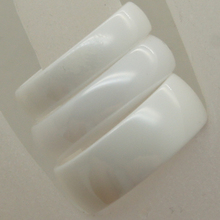 Domo clássico de cerâmica à prova de arranhões 5mm de largura branco 1 peça 2024 - compre barato