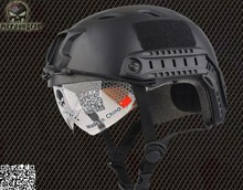 Capacete emerson de proteção, capacete militar para pilotar motocicleta, caça, rápida base 2024 - compre barato