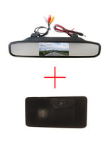 Color CCD Car Rear View Camera for BMW E81 E87 E90 E91 E92 E60 E61 E62 E63 E64 X5 X6 with 4.3 Inch Rear view Mirror Monitor 2024 - buy cheap