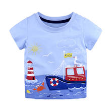 Summer Baby T shirt For Boys Shirt Cotton Cartoon Print Short sleeve T-shirt Kid Boy Casual Sport Children T Shirt Clothes 2024 - buy cheap