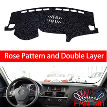 Rose Pattern For BMW X3 2013 2014 2015 2016 Dashboard Cover Car Stickers Car Decoration Car Accessories Interior Car Decals 2024 - buy cheap