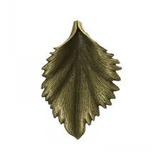 Colgantes con dije de DoreenBeads, hoja de bronce antiguo, 4,4 cm x 3cm,10 Uds. 2024 - compra barato