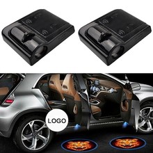 Proyector Led de logotipo de bienvenida para puerta de coche, lámpara de sombra fantasma, luz nocturna, accesorios de coche, luces de paso de cortesía, 1 ud. 2024 - compra barato