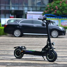 Высокая мощность 11 "3200 Вт/60 в складной электрический мотоцикл Ebike скутер с сиденьем двойной двигатель двигателя P1 2024 - купить недорого