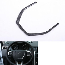 Carbon Fiber Black ABS Car Steering Wheel Trim Strip Sequins Styling Sticker For Land Rover Discovery Sport 2015-17 2024 - buy cheap