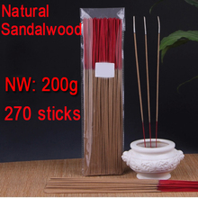 Natural Australia Sandalwood Bamboo Stick incense Joss Sticks Buddhist Temple santalwood Incense Sticks 200gram+270 sticks 2024 - buy cheap
