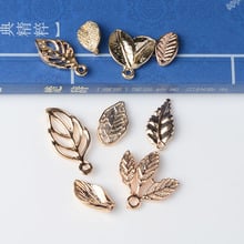 10pcs/lot Mixed styles Alloy jewelry Small Leaf, hollow leaf charm pendant for DIY handmade Jewelry Making Wholesale 2024 - buy cheap