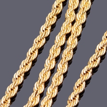Золотая витая цепь Filledd, ожерелье, женские и мужские ювелирные изделия 2024 - купить недорого