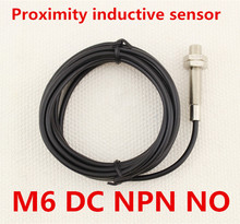 cylinder  flush type M6 DC6-36v  NPN NO normally open  proximity inductive sensor switch 3 wires distance 1mm induction sensor 2024 - buy cheap