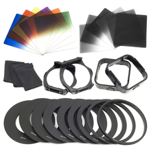 Top Deals 1 set Filters + Ring Adapter FOR cokin p series LF142, 6pcs ND Filters + 6pcs Gradual Color Filter + 9pcs Ring Adapt 2024 - buy cheap