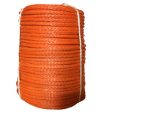 4mmx500M Orange Synthetic Winch Rope String Line 12 strand off-road UHMWPE Cable Towing Rope for Board/ATV/UTV/SUV/4X4/4WD 2024 - buy cheap