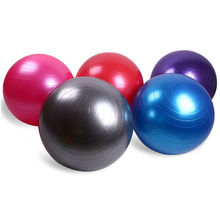 55 см спортивные шарики для йоги бола Пилатес фитнес спортзал фитбол для баланса упражнения пилатес тренировки Массажный мяч 2024 - купить недорого