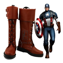 Capitão américa, os soldados de inverno, cosplay, sapatos de festa de halloween, feitos sob encomenda 2024 - compre barato