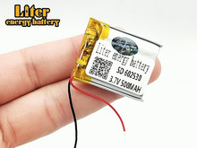 3.7v lithium polymer battery 062530 602530 500MAH Rechargeable Li-ion Batteries For MP3 MP4 toys GPS navigation digital products 2024 - buy cheap