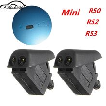 2Pcs New Front Water Washer Jet Spray Windscreen Water Cooper S One For BMW MINI R50 R52 and R53 Black Windshield Wipers 2024 - buy cheap