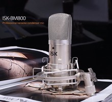 Micrófono de grabación profesional ISK BM800, condensador para estudio y radiodifusión, sin funda de transporte, Original, nueva promoción 2024 - compra barato