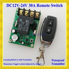 Remote Control Switches DC 12V-24V 30A Relay Wide Voltage Receiver 12V 14V 16V 24V Receiver Transmitter 3000W Remote Controller 2024 - buy cheap