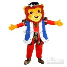 Hot sale 2017 Adult new high quality humor Leo the Lion Prince Mascot Adult Costume 2024 - buy cheap