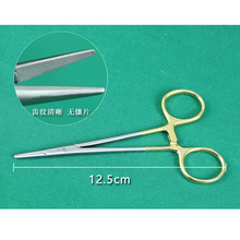 Double Eyelids Embedding Surgical Tools Gold Handle Needle Holder Needle Clamp Cosmetic Shaping Ophthalmic Instruments 2024 - buy cheap