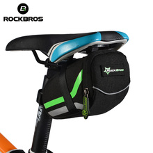 ROCKBROS Hight Quality Bicycle Saddle Bag Rainproof Nylon Cycling Back Seat MTB Road Bike Rear Bag Tail Pouch Package Black 2024 - buy cheap