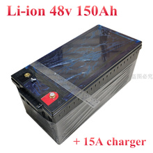 Batería de pared de iones de litio de 48v y 150AH, reemplazo de batería de energía de 48v, 100Ah, 5kwh, 7kwh, para sistema Solar, respaldo de RV, inversor EV + cargador de 15A 2024 - compra barato