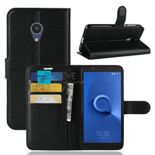 Alcatel 1X Case Alcatel 1X Case Flip Luxury Wallet PU Leather Phone Case For Alcatel 1X 5059D 5059 5059A Alcatel 1 1C 2024 - buy cheap