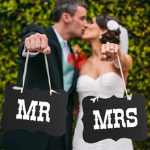 1 Набор "Mr & Mrs" гирлянда из букв баннер фото стенд Свадебная вечеринка Фотография реквизит 2024 - купить недорого