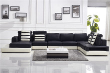 modern sectional leather sofa cover for living room furniture 2024 - buy cheap