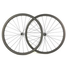 Disco de carbono assimétrico para bicicleta, 1280g 700c 30mm, 24h, 6 parafusos ou trava central, largura 25mm 2024 - compre barato