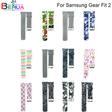 Fashion Watch band Colorful Silicone sport Watch Band wrist Strap bands For Samsung Gear Fit 2 Band Replacement watchband 2024 - buy cheap
