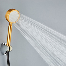 Golden Aluminum Bathroom Shower Head Pressure Booster Water Saving Bathroom Technical Thermal Insulation Shower Head Rainfall 2024 - buy cheap