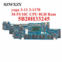 Placa base para ordenador portátil Lenovo Yoga 3-1170 Yoga 3 11, AIZY0, LA-B921P, 5B20H33245, con procesador SR23C M-5Y10C, 8GB de RAM 2024 - compra barato