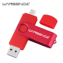 WANSENDA S100 OTG USB Flash Drive 32GB Pen Drive 8GB 16GB 64GB 128GB Pendrive 256GB 2 IN 1 Dual Plug Micro USB Memory Stick 2024 - buy cheap