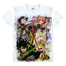 Owari no Serafu футболка вампира рубашка Reign парные футболки с рисунком из аниме герои» Повседневная футболка в японском стиле с рисунком из аниме детские подарки 2024 - купить недорого