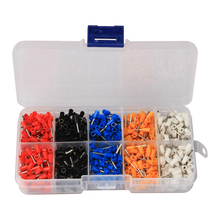 800 Pcs Electrical connector wire crimping tube terminal Cable cold pressed pre-insulated sleeve crimp terminals set kit 2024 - buy cheap