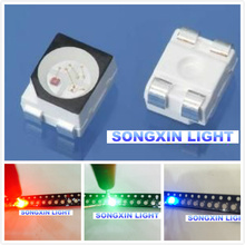 50 шт. 3528 RGB POWER TOP 1210 3528 SMD SMT PLCC-2 LED общий аносветодиодный красный зеленый синий новые светильник излучающие диоды RGB 2024 - купить недорого