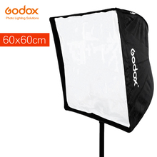 Godox-refletor portátil softbox para estúdio fotográfico, 60x60cm, 24x24 polegadas, refletor para flash speedlight 2024 - compre barato